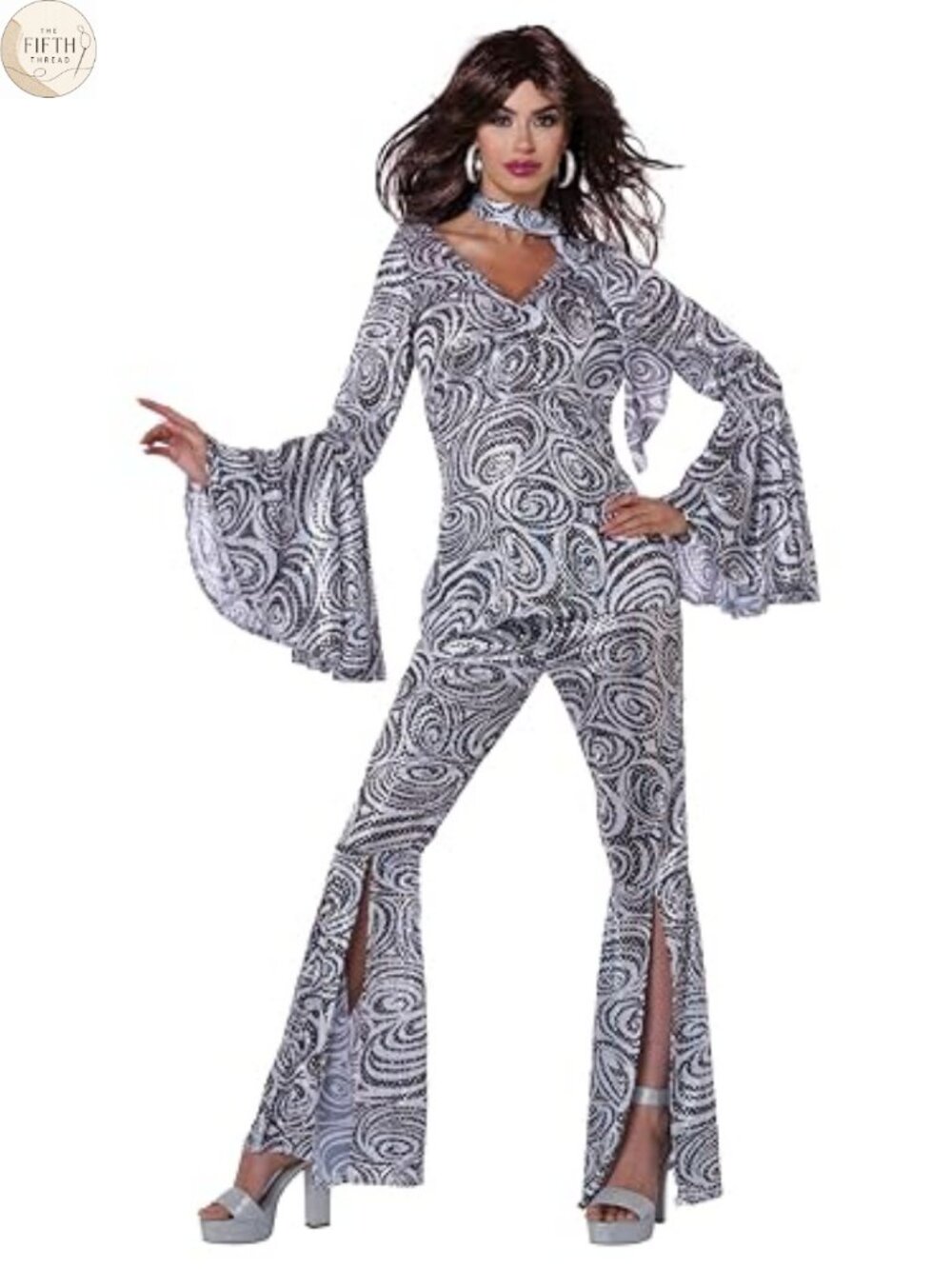 California Costumes Foxy Lady Adult Large Disco Costume Set